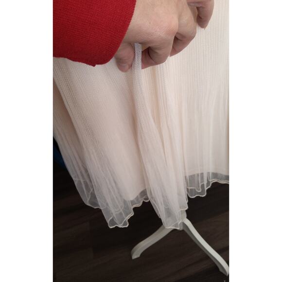 Altard State Coquette lace fairycore dress sz S cream tiered Renaissance romance - Picture 10 of 11